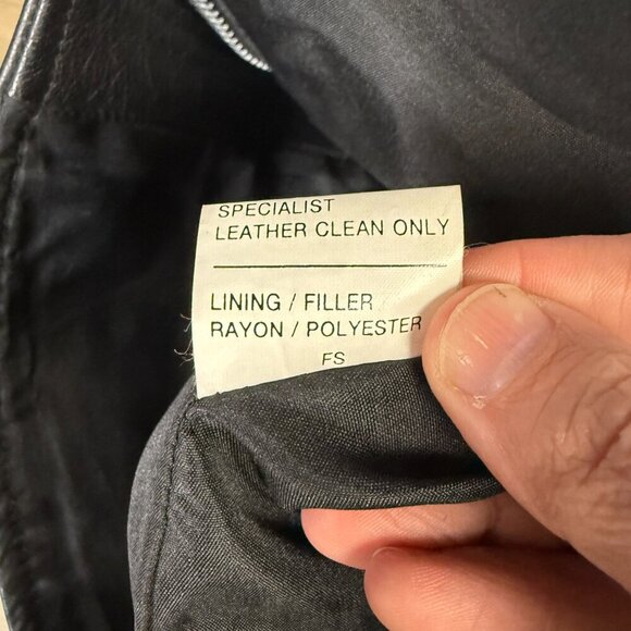 Vintage 90s MOB Classic X4 Collection Hand Tooled Leather Chaps, XL - Picture 9 of 9